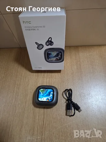 Чисто нови безжични слушалки HTC NE32, които се отличават с модерен дизайн и AI преводач 