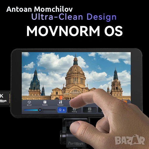 Камерен монитор Portkeys PT5 II 5 инча 4K HDMI, снимка 7 - Камери - 55174215