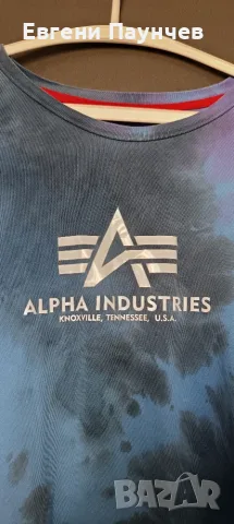 Alpha Industries размер S дамска тениска , снимка 2 - Тениски - 55425131