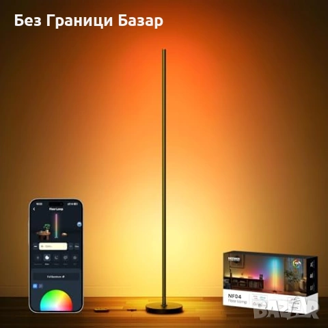 Нова ъглова NEEWER NF04 Смарт RGBW LED подова лампа 1000lm Alexa WiFi осветления дом