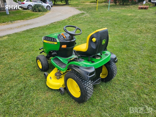 ТРАКТОРНА КОСАЧКА JOHN DEERE X165 .22.КОНЯ ПЕРФЕКТНА , снимка 6 - Градинска техника - 54732157