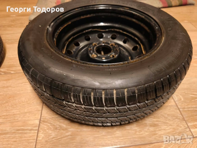 Гума с Джанта пежо ситроен Мишелин 185 60 15 лятна, нова , стар дот