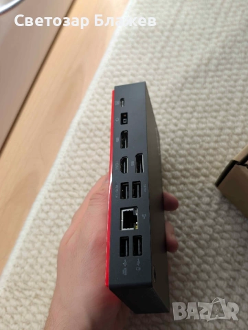 Докинг станция Lenovo ThinkPad USB-C Dock Gen2, снимка 3 - Лаптоп аксесоари - 54428536