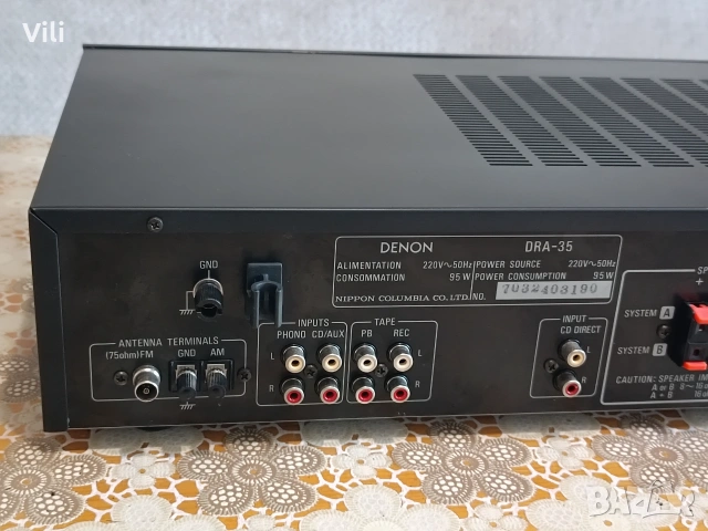 🔧  Denon DRA-35 – За ремонт 🔧, снимка 2 - Ресийвъри, усилватели, смесителни пултове - 55211887