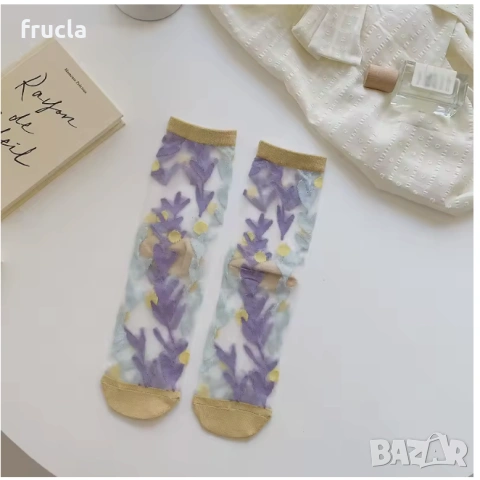 Чорапи от Тюл, снимка 6 - Дамски чорапи - 53973772