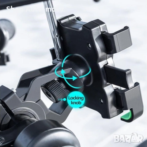 Поставка за телефон с чадър, За мотопед и велосипед, снимка 4 - Аксесоари за велосипеди - 54237140