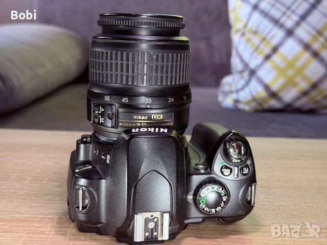 Nikon D40 с обектив Nikon AF-S DX NIKKOR 18-55mm f/3.5-5.6G II ED, снимка 7 - Фотоапарати - 55050190