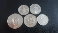 5 броя Сребърни монети , снимка 2