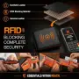 Нов Мъжки кожен портфейл TEEHON RFID тънък 11 слота джоб за монети идеален подарък, снимка 4