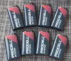 8 бр. Procell Duracell 9V Алкални Батерии PC1604 / 6LR61 , снимка 1