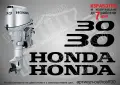 HONDA след 2008 извънбордови двигател стикери 25 30 40 50 hp, снимка 3