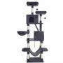 Драскалка за котки Dark Gray 206 см – XXL катерушка с къщички, хамаци и платформи, снимка 2