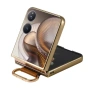 Xiaomi Mix Flip 2 калъф – PC+PU кожа, метално покритие, халка подставка, протектор, 4 цвята, снимка 8