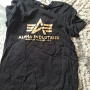 Дамска тениска със златен принт Alpha Industries, снимка 4
