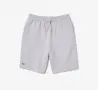 НОВИ оригинални памучни светло сиви къси гащета бермуди LACOSTE / Лакосте  размер 5 / L от САЩ, снимка 7