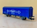 Товарен вагон Märklin 4832 DC „BahnExpress“ H0 влак, влакче , снимка 1