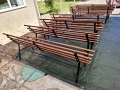 Продавам метални градински пейки, снимка 8