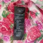 Копринена рокля на The Kooples с розов флорален принт и детайли с блясък, снимка 6