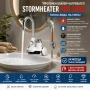 Проточен бойлер StormHeater Pro 3000W с душ и цифров дисплей | Топла вода за секунди, снимка 1