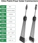 4 към 1 клонов кабел за слънчев панел тип Y, снимка 5