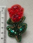 Невероятна Handmade брошка - Роза , снимка 5