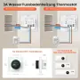  Интелигентен WiFi термостат WT20R-BH-3A-W, 5-45°C, с Bluetooth, бял, снимка 6