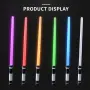 Детска играчка цветен светлинен лазерен меч Star Wars със звук, снимка 6