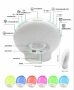 Многофункционална нощна лампа с радио и LED осветление, снимка 1