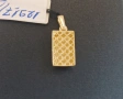 Нова Златна висулка кюлче-0,89гр/14кр, снимка 3