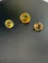 Комплект естествени цитрини 6.95 ct – централен камък 3.45 ct + чифт 1.75 ct , снимка 4