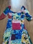 DESIGUAL Midi dress with animal print - страхотна рокля Л, снимка 5