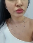 СРЕБЪРНО КОЛИЕ 925 С ЕСТЕСТВЕНИ АМЕТИСТИ, снимка 1