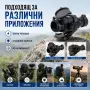 Тактически бързомерец 1х30 оптически мерник оптика оръжие пушка уивър, снимка 8
