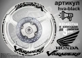 Honda Varadero кантове и надписи за джанти, снимка 2