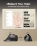ProtoArc Ергономична мишка, EM11 NL Bluetooth презареждаща се безжична, снимка 10