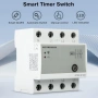 WiFi смарт таймер Ailao Tuya 4P 63A GTS8-W, снимка 2