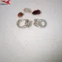 Обеци с платинено покритие 211226, снимка 1