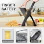 SupMaKin Safe Мандолина Резачка, Кълцалка и Ренде за зеленчуци, Многофункционална машина , снимка 4