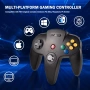 KIWITATA Безжичен N64 контролер за Switch игри, 2.4GHZ Безжичен N64 Дистанционно управление , снимка 5