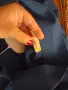 Мъжка риза с къс ръкав тъмно син цвят, снимка 11