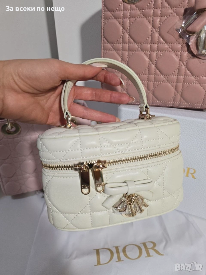 Dior Mini Vanity Case Дамска Чанта Код Brand Luxury Fashion22, снимка 1