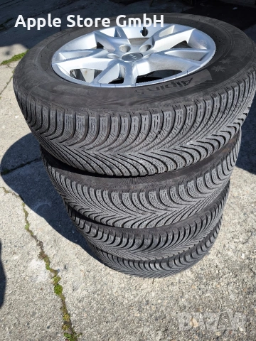 Оригинални джанти + Зимни гуми (215/65/17)(DOT2323)(6mm), снимка 6 - Гуми и джанти - 54172068