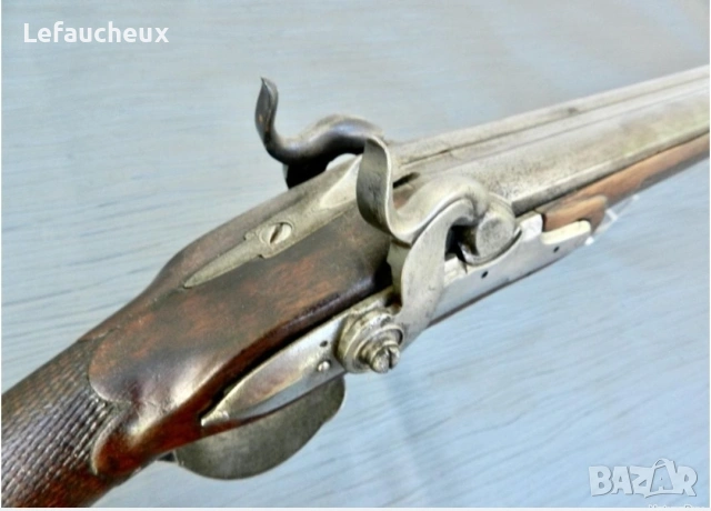 Антика пушка Капсулна двуцевка 20 кал, снимка 9 - Колекции - 54213009