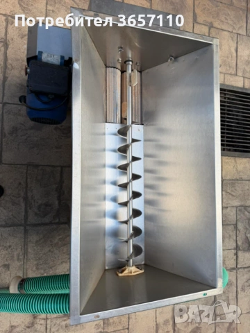 Неръждаема гроздомелачка ENO 20 INOX с двигател и помпа, снимка 3 - Други машини и части - 54527759