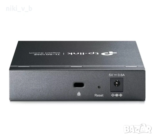 Мрежов Суич TP-Link TL-SG105E, 5Port, 1000Mbps, снимка 3 - Суичове - 54987353