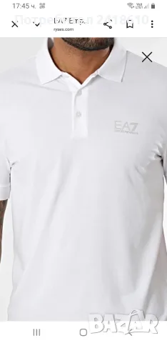 Emporio Armani EA7 Stretch Cotton Mens Size L / XL НОВО! ОРИГИНАЛ! Мъжка Тениска, снимка 15 - Тениски - 55315843