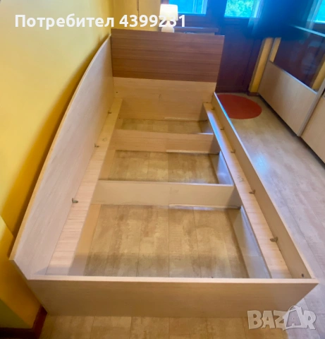 Легло с ракла, чекмеджета и подматрачна рамка + матрак 115/200 – компактно,практично за мaлко жилище, снимка 10 - Други стоки за дома - 54660440