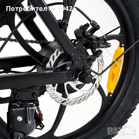 Електрически велосипед, E-bike, HITWAY, 20", сгъваем., снимка 3 - Велосипеди - 55105299