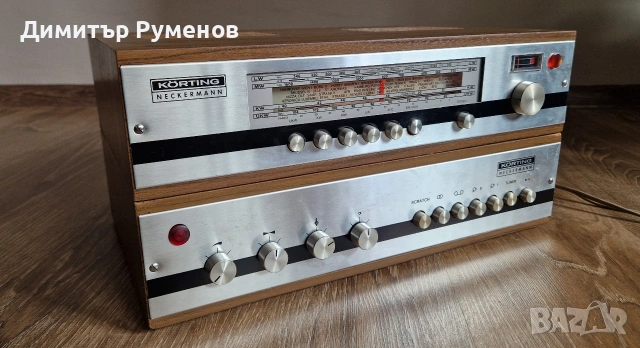 Сет усилвател с тунер Korting Neckermann, снимка 2 - Ресийвъри, усилватели, смесителни пултове - 54075656