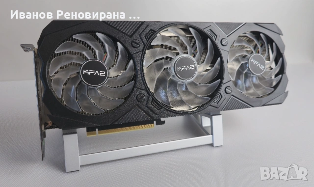 Видео Карта KF2 EX RTX 4070, 12GB GDDR6X Nvidia GeForce, снимка 2 - Видеокарти - 54715399